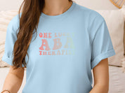 One Lucky ABA Therapist Tee-Neurodiversity, ADHD & Autism Awareness & Acceptance T-Shirt by Daily Bloom