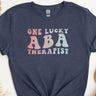 Autism T-Shirt - One Lucky ABA Therapist Tee - Daily Bloom