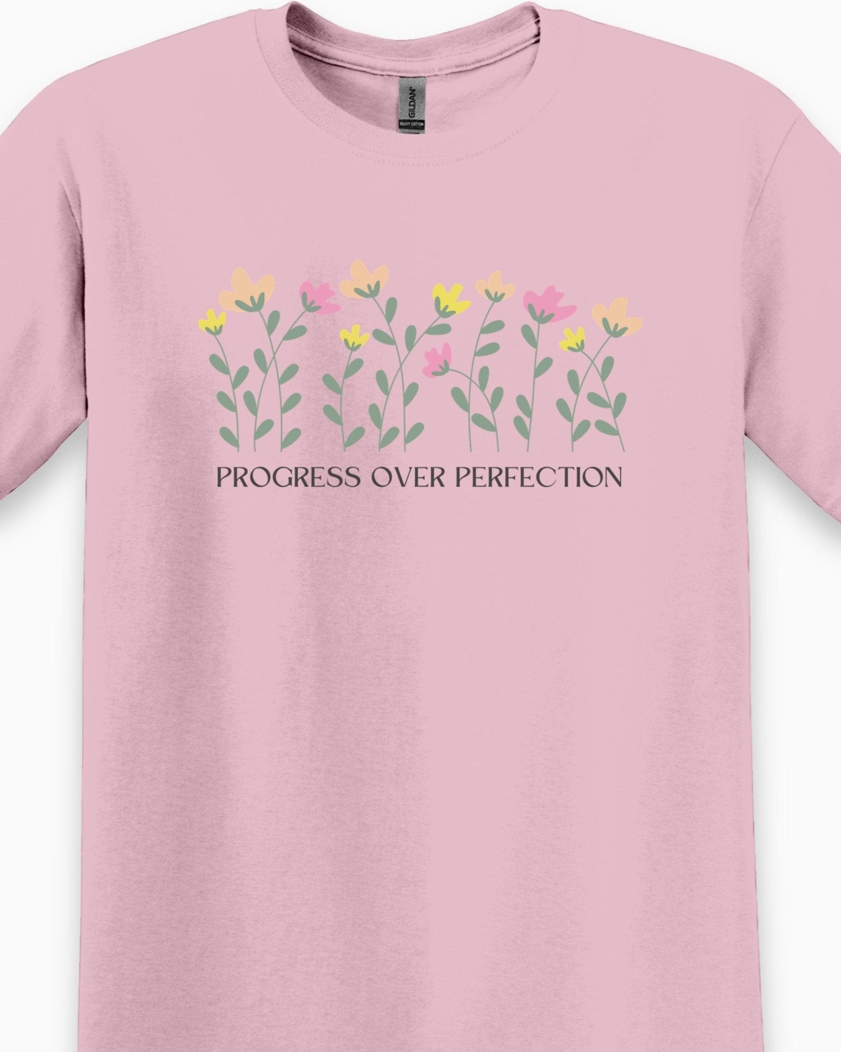 Autism T-Shirt - Progress over Perfection Tee - Daily Bloom
