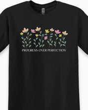 Progress over Perfection Tee-Neurodiversity, ADHD & Autism Awareness & Acceptance T-Shirt by Daily Bloom
