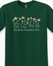 Progress over Perfection Tee-Neurodiversity, ADHD & Autism Awareness & Acceptance T-Shirt by Daily Bloom