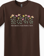 Progress over Perfection Tee-Neurodiversity, ADHD & Autism Awareness & Acceptance T-Shirt by Daily Bloom