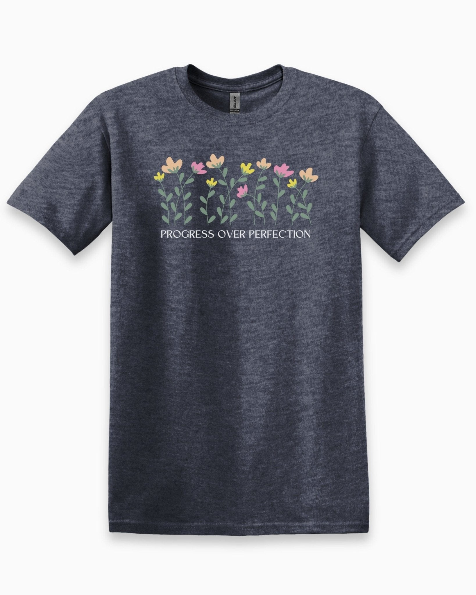 Autism T-Shirt - Progress over Perfection Tee - Daily Bloom