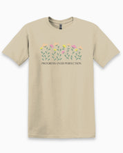 Progress over Perfection Tee-Sand-Neurodiversity, ADHD & Autism Awareness & Acceptance T-Shirt by Daily Bloom
