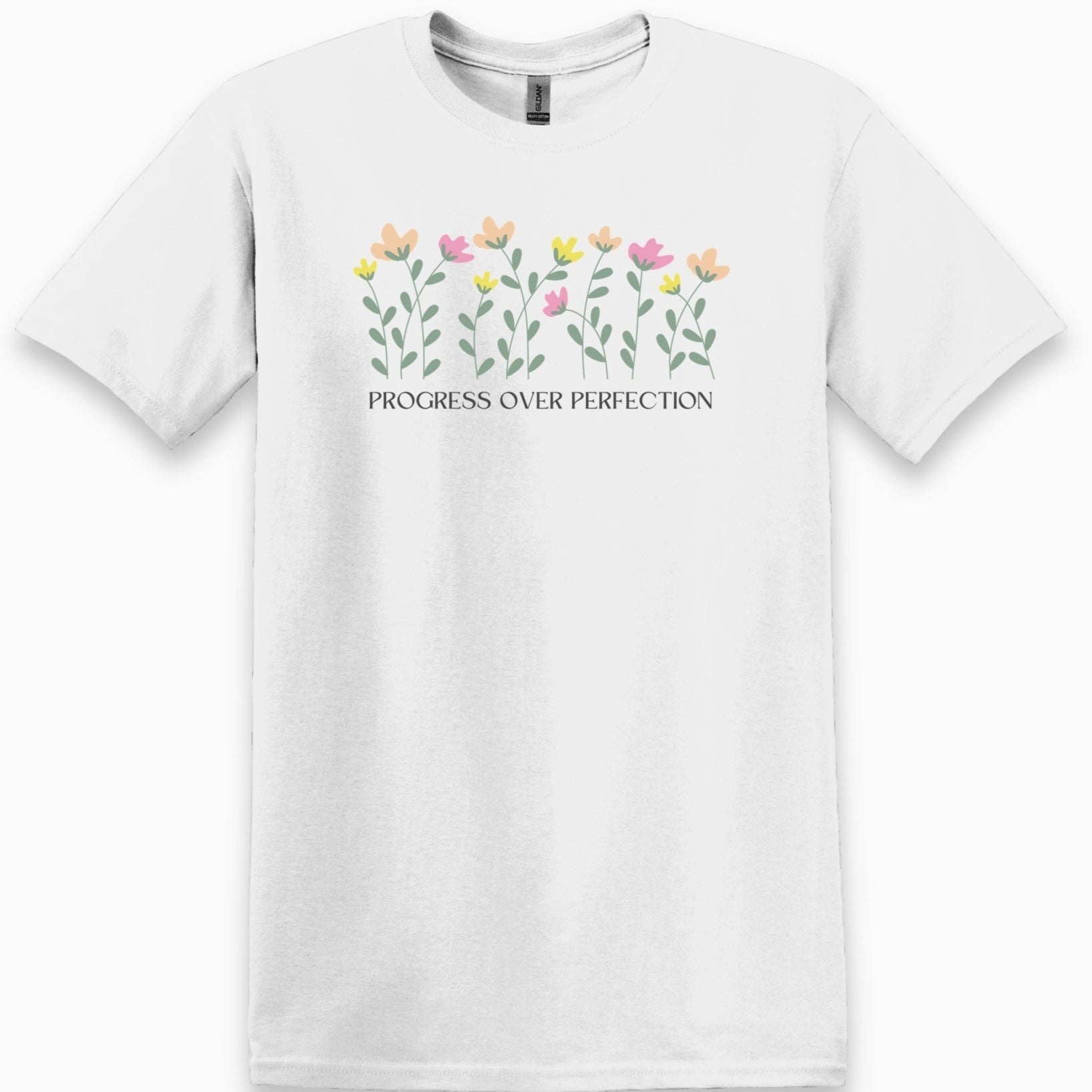 Autism T-Shirt - Progress over Perfection Tee - Daily Bloom