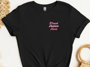Proud Autism Aunt Tee-Black-Neurodiversity, ADHD & Autism Awareness & Acceptance T-Shirt by Daily Bloom