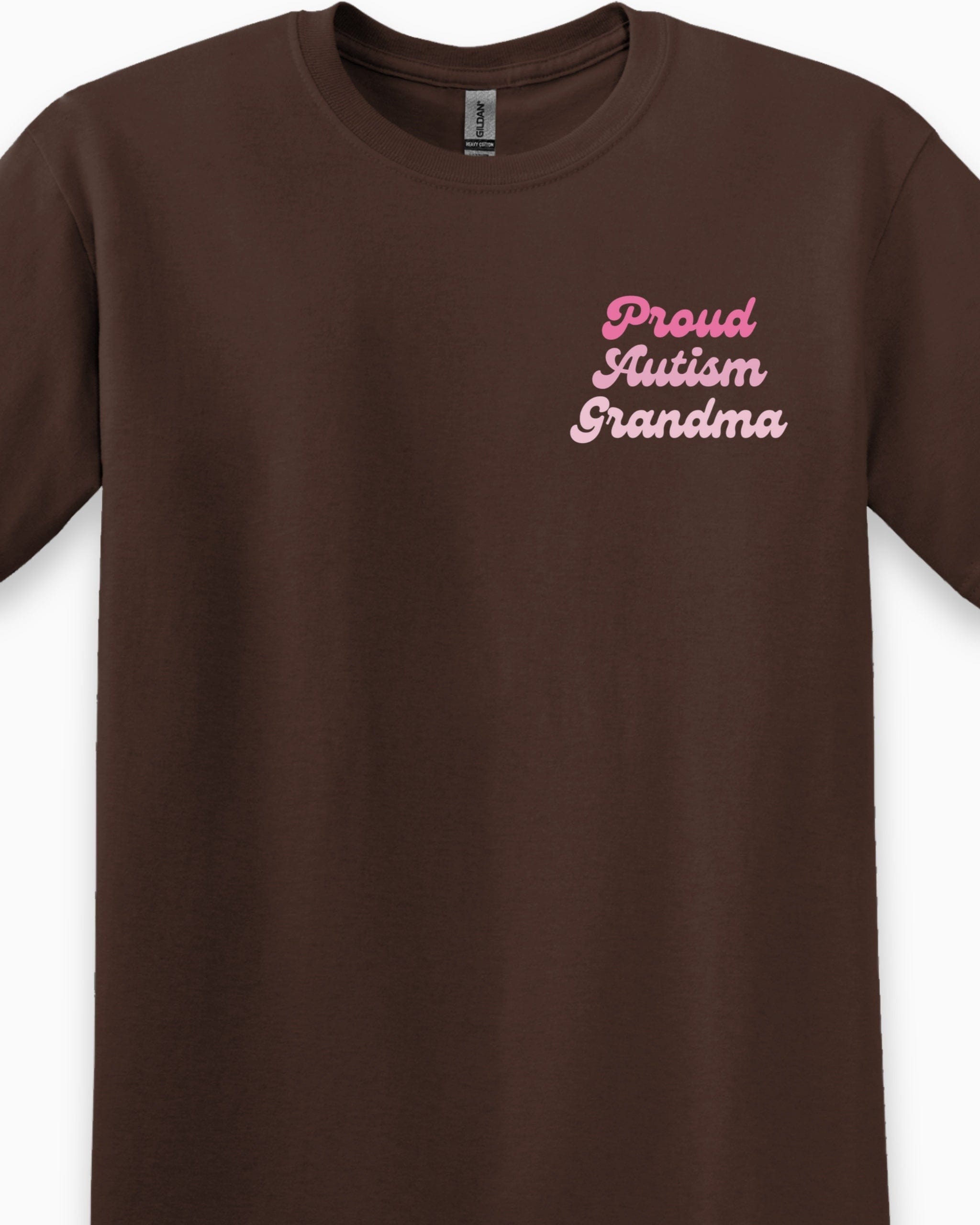 Proud Autism Grandma Tee-Neurodiversity, ADHD & Autism Awareness & Acceptance T-Shirt by Daily Bloom