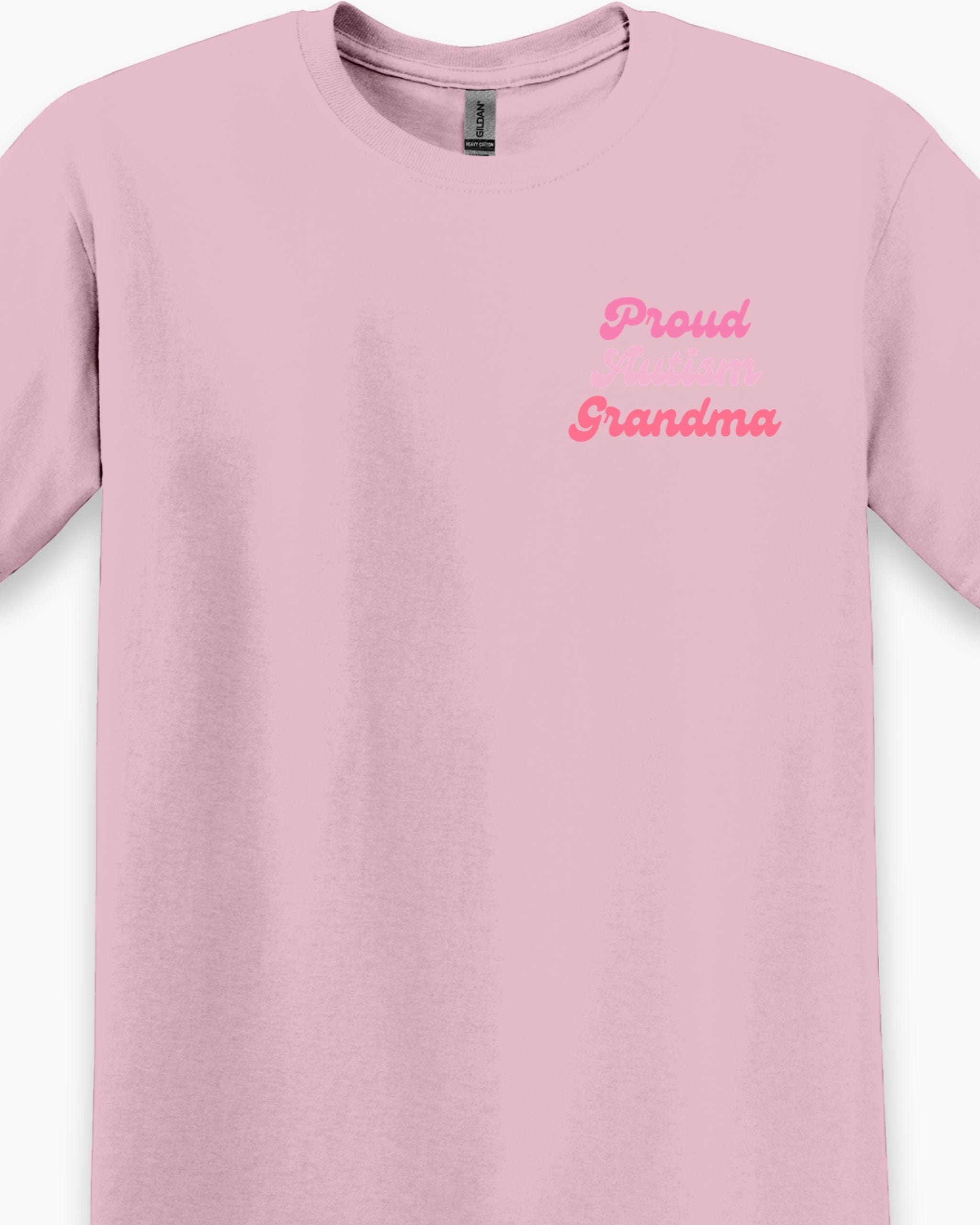 Proud Autism Grandma Tee-Neurodiversity, ADHD & Autism Awareness & Acceptance T-Shirt by Daily Bloom