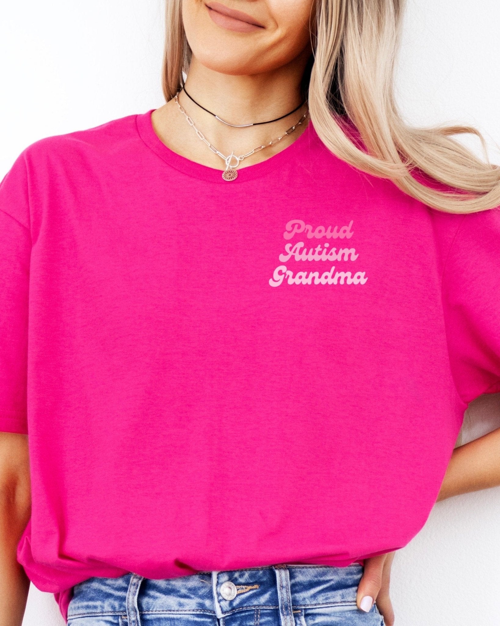Autism T-Shirt - Proud Autism Grandma Tee - Daily Bloom