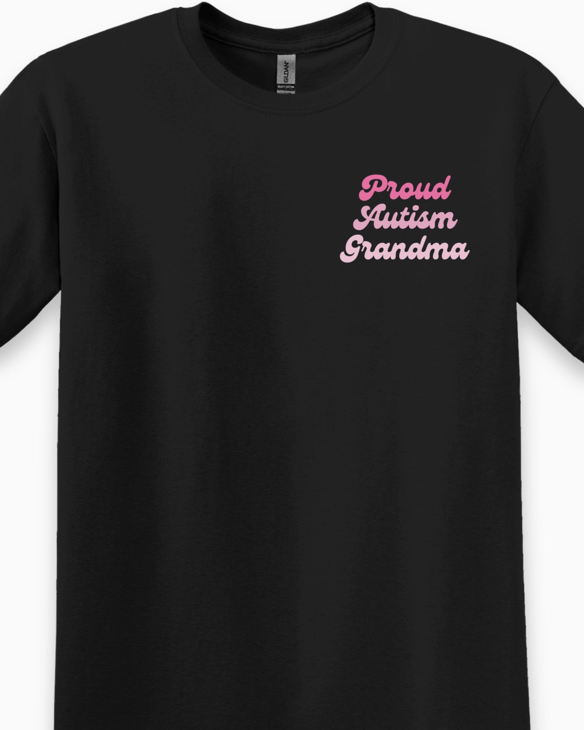 Proud Autism Grandma Tee-Neurodiversity, ADHD & Autism Awareness & Acceptance T-Shirt by Daily Bloom
