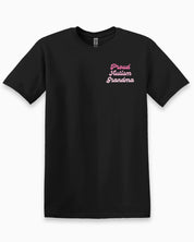 Proud Autism Grandma Tee-Black-Neurodiversity, ADHD & Autism Awareness & Acceptance T-Shirt by Daily Bloom
