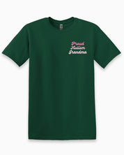Proud Autism Grandma Tee-Forest Green-Neurodiversity, ADHD & Autism Awareness & Acceptance T-Shirt by Daily Bloom