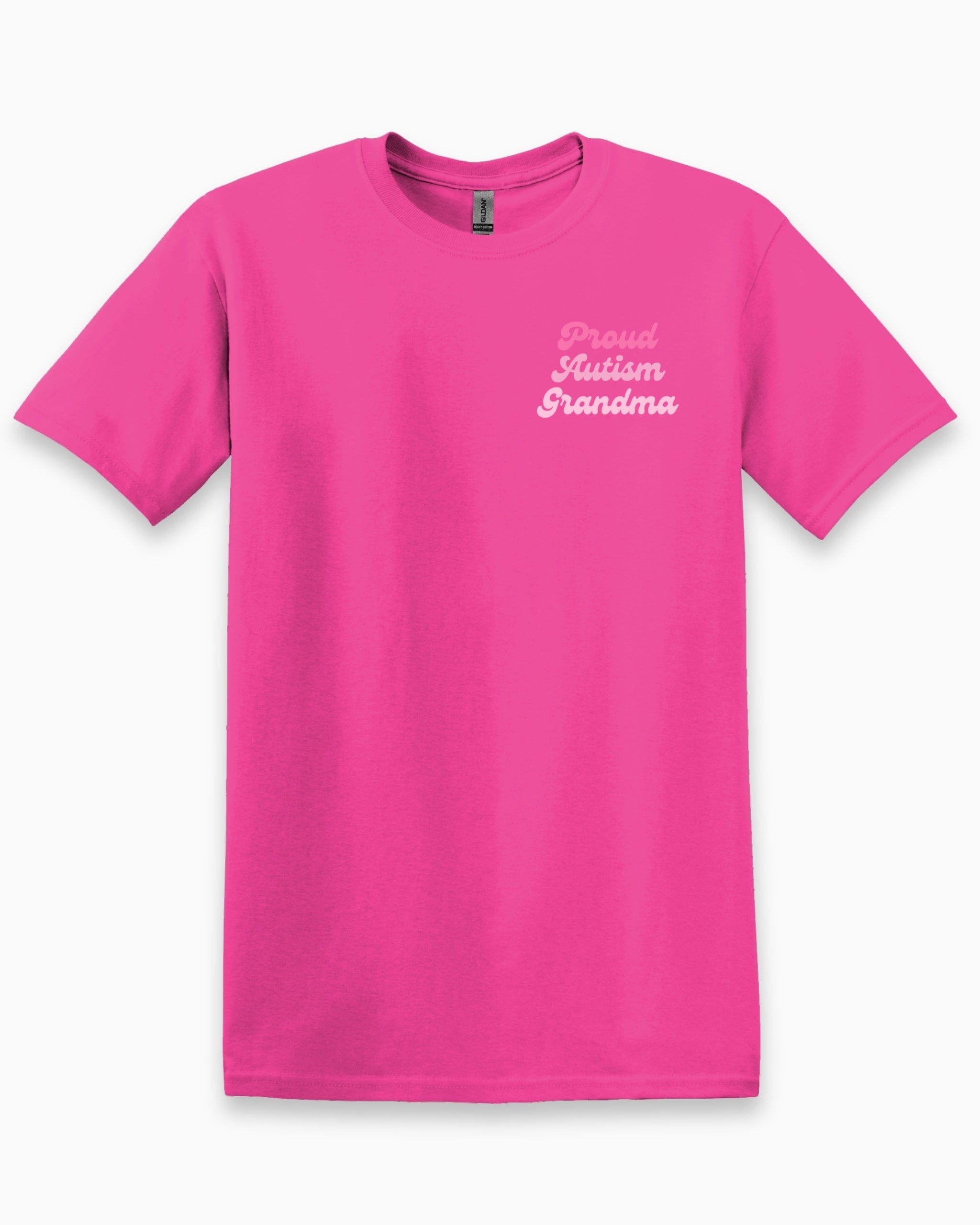 Proud Autism Grandma Tee-Heliconia-Neurodiversity, ADHD & Autism Awareness & Acceptance T-Shirt by Daily Bloom