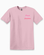 Proud Autism Grandma Tee-Light Pink-Neurodiversity, ADHD & Autism Awareness & Acceptance T-Shirt by Daily Bloom