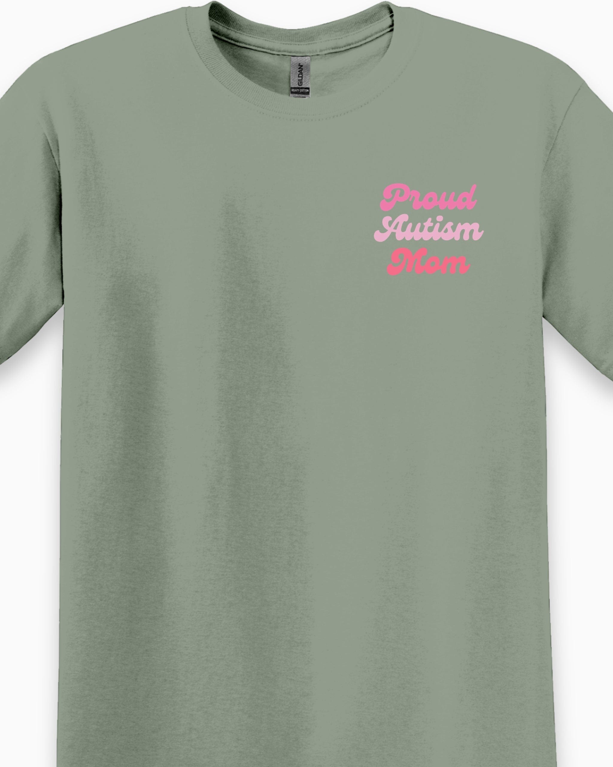 Proud Autism Mom Tee-Neurodiversity, ADHD & Autism Awareness & Acceptance T-Shirt by Daily Bloom