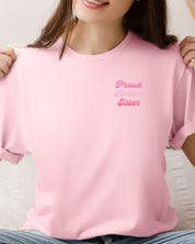 Proud Autism Sister Tee-Neurodiversity, ADHD & Autism Awareness & Acceptance T-Shirt by Daily Bloom