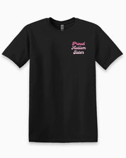 Proud Autism Sister Tee-Black-Neurodiversity, ADHD & Autism Awareness & Acceptance T-Shirt by Daily Bloom