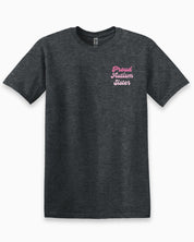 Proud Autism Sister Tee-Dark Heather Grey-Neurodiversity, ADHD & Autism Awareness & Acceptance T-Shirt by Daily Bloom