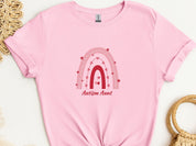 Rainbow Autism Aunt Tee-Light Pink-Neurodiversity, ADHD & Autism Awareness & Acceptance T-Shirt by Daily Bloom