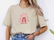 Rainbow Autism Aunt Tee-Neurodiversity, ADHD & Autism Awareness & Acceptance T-Shirt by Daily Bloom