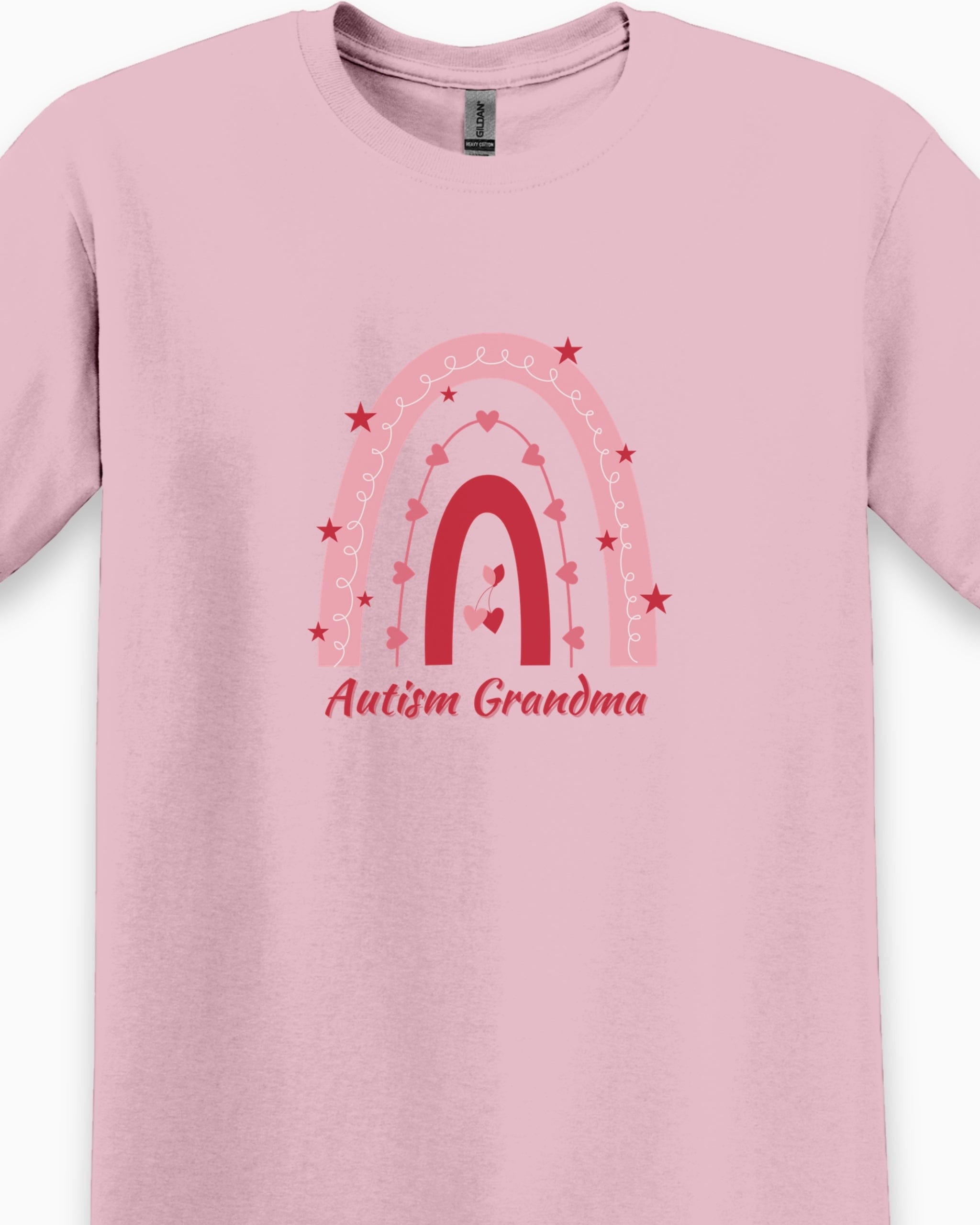 Rainbow Autism Grandma Tee-Neurodiversity, ADHD & Autism Awareness & Acceptance T-Shirt by Daily Bloom