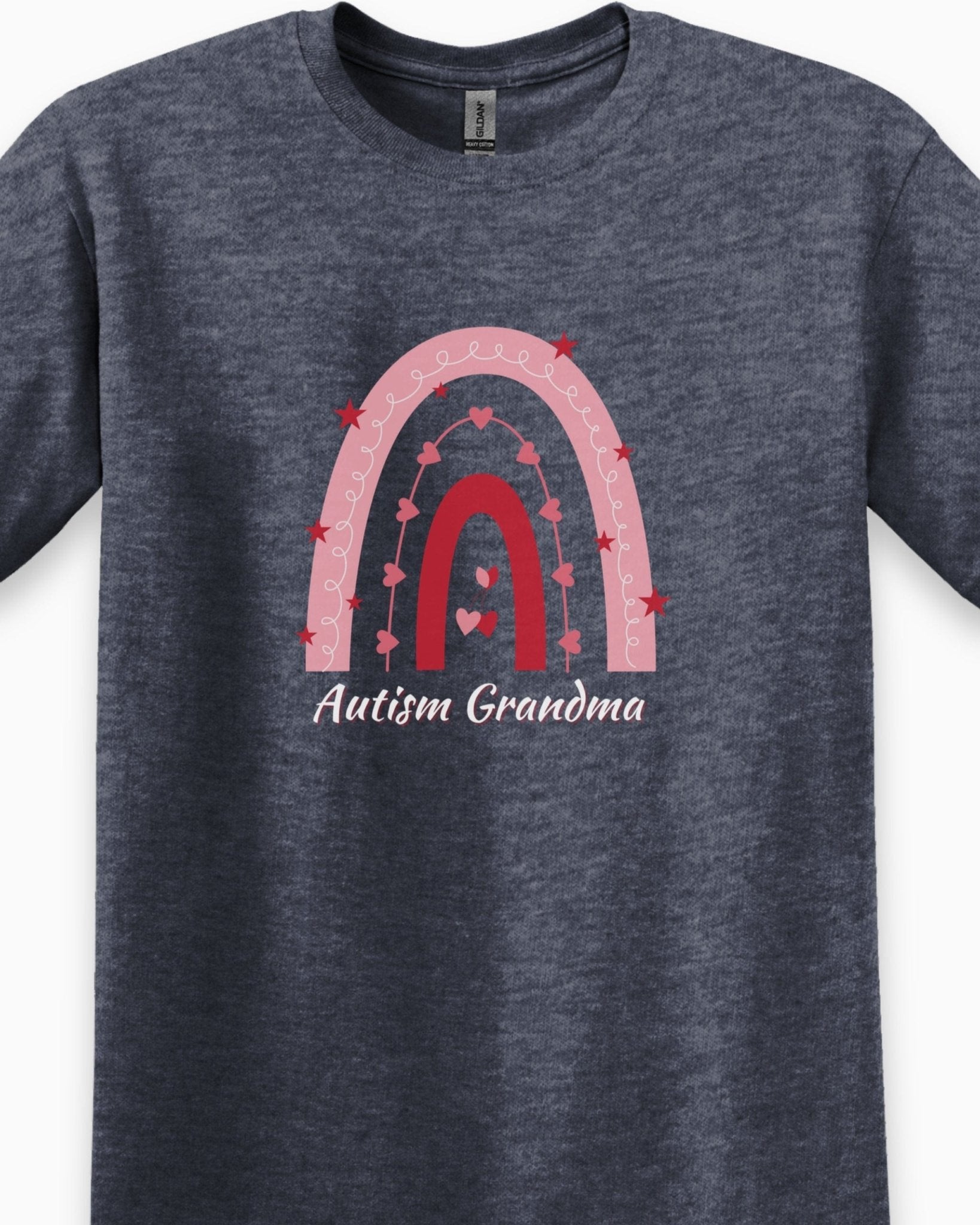 Autism T-Shirt - Rainbow Autism Grandma Tee - Daily Bloom