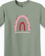Rainbow Autism Grandma Tee-Neurodiversity, ADHD & Autism Awareness & Acceptance T-Shirt by Daily Bloom