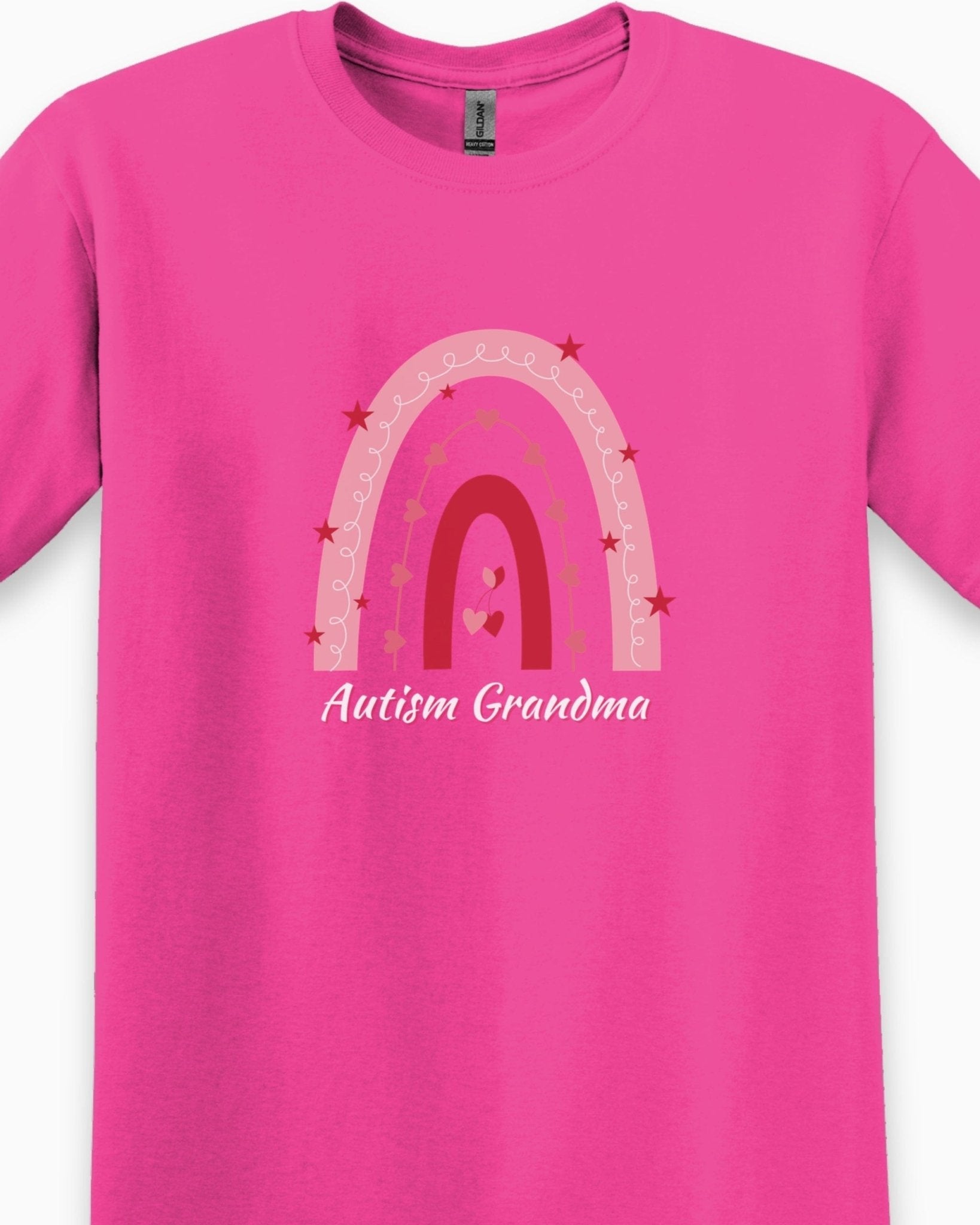 Autism T-Shirt - Rainbow Autism Grandma Tee - Daily Bloom