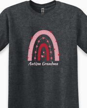 Rainbow Autism Grandma Tee-Neurodiversity, ADHD & Autism Awareness & Acceptance T-Shirt by Daily Bloom