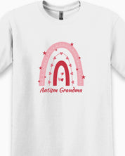 Rainbow Autism Grandma Tee-Neurodiversity, ADHD & Autism Awareness & Acceptance T-Shirt by Daily Bloom