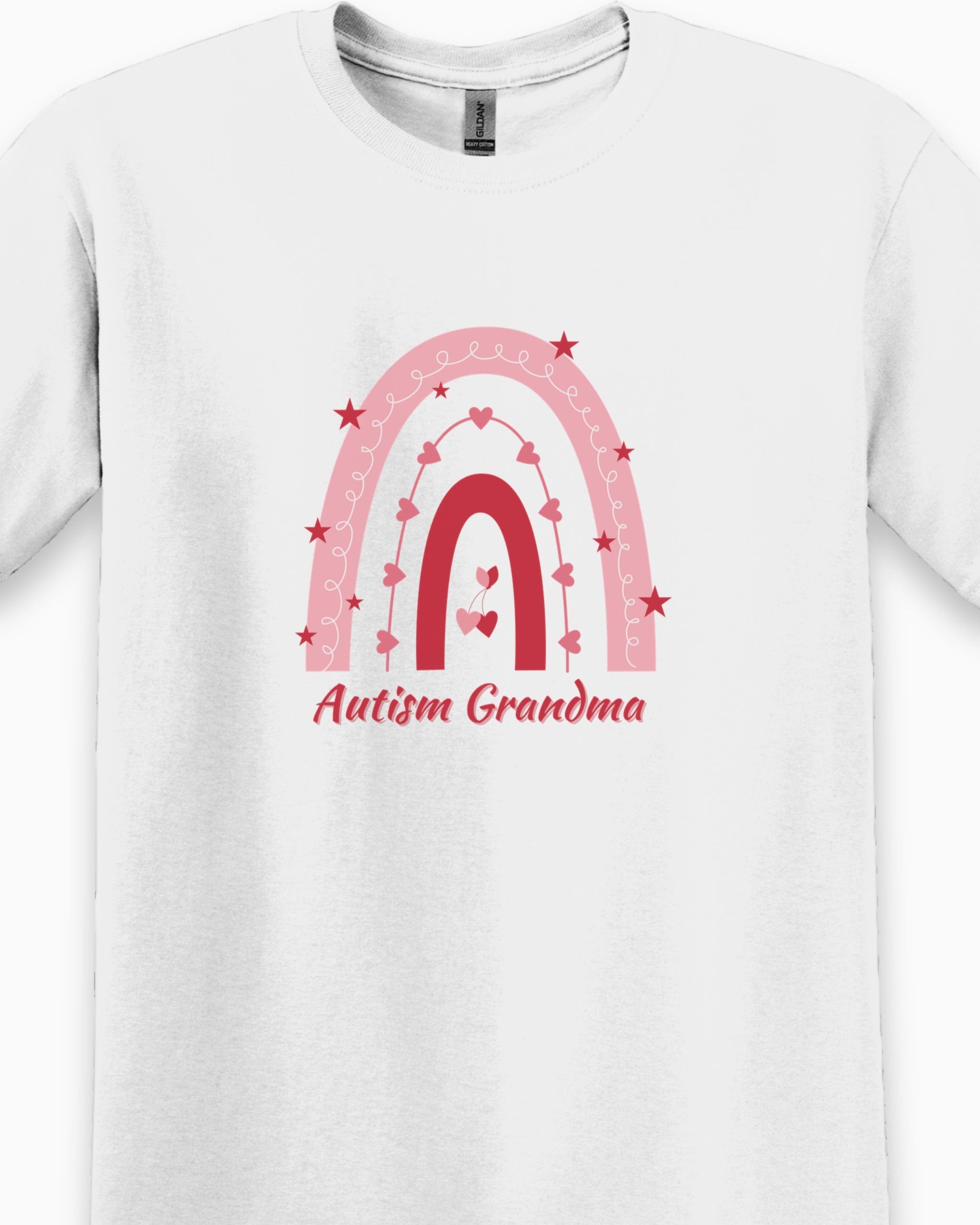 Rainbow Autism Grandma Tee-Neurodiversity, ADHD & Autism Awareness & Acceptance T-Shirt by Daily Bloom