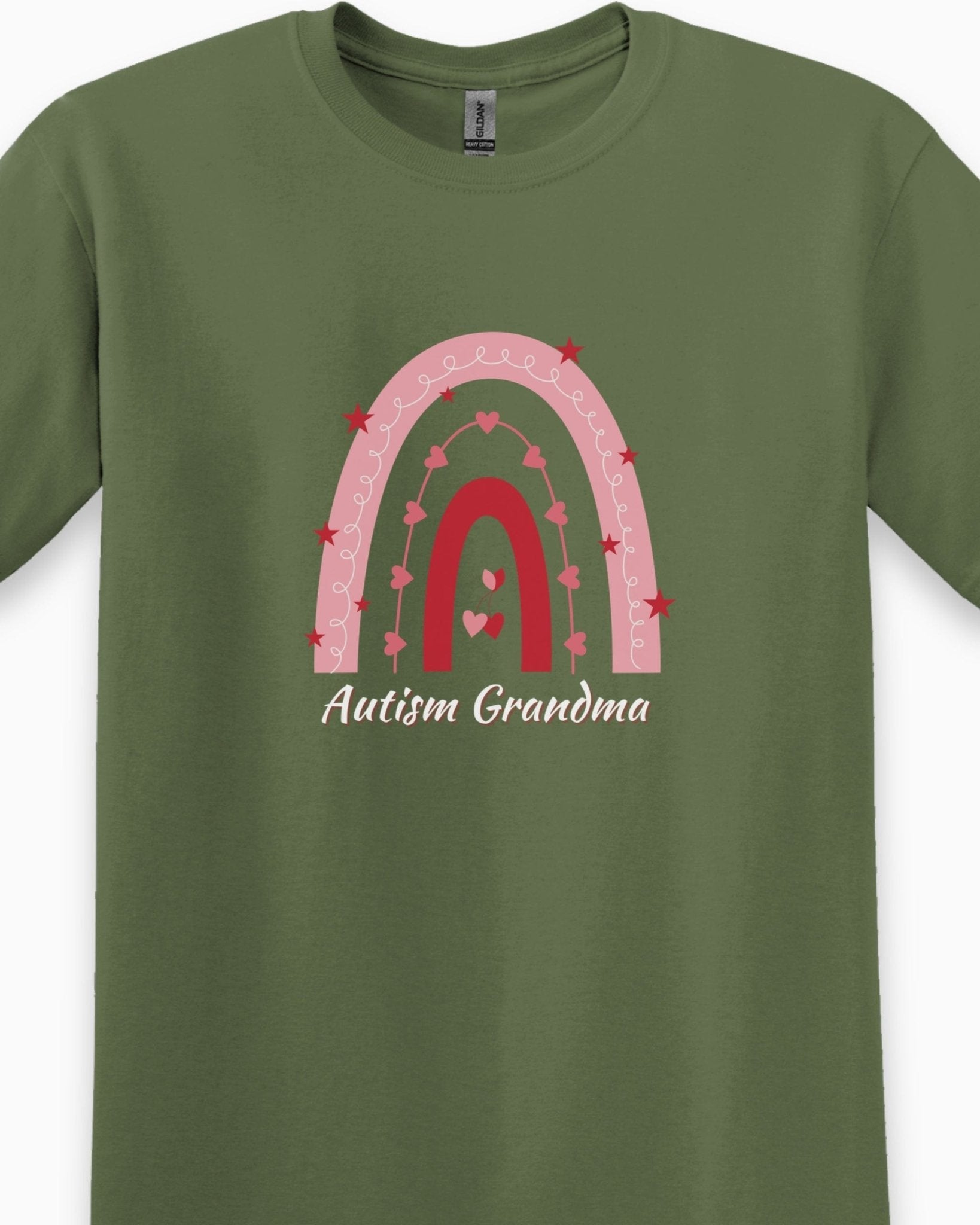 Autism T-Shirt - Rainbow Autism Grandma Tee - Daily Bloom