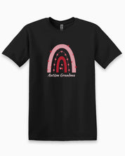 Rainbow Autism Grandma Tee-Black-Neurodiversity, ADHD & Autism Awareness & Acceptance T-Shirt by Daily Bloom