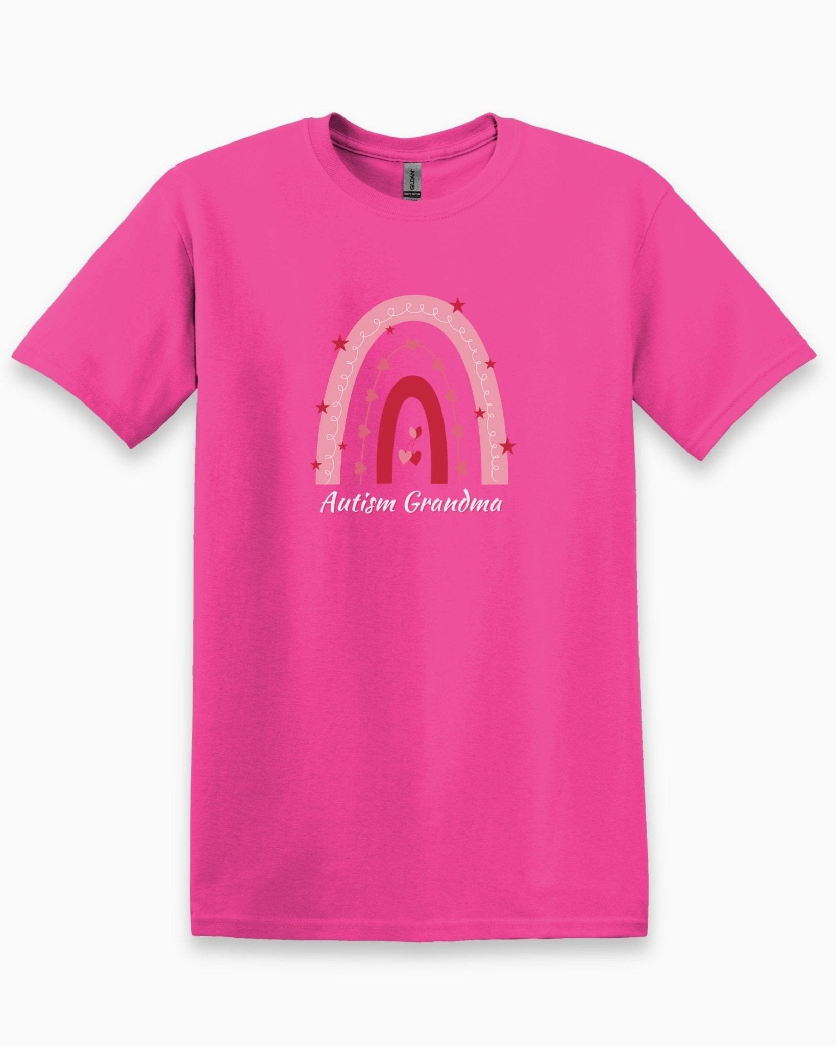 Autism T-Shirt - Rainbow Autism Grandma Tee - Daily Bloom