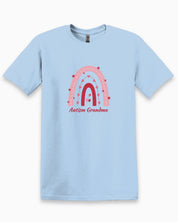 Rainbow Autism Grandma Tee-Light Blue-Neurodiversity, ADHD & Autism Awareness & Acceptance T-Shirt by Daily Bloom