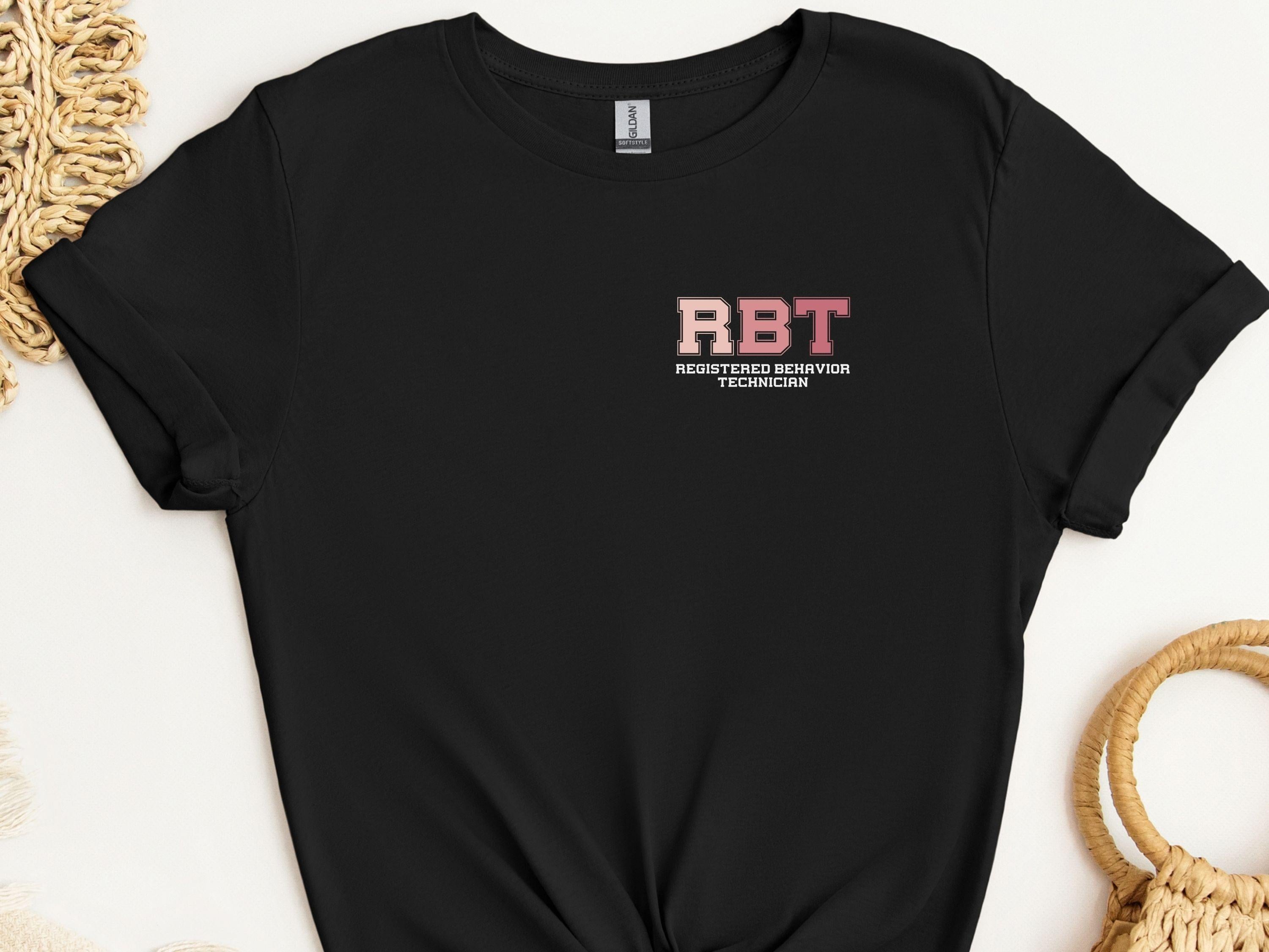 RBT - College Tee-Black-Neurodiversity, ADHD & Autism Awareness & Acceptance T-Shirt by Daily Bloom