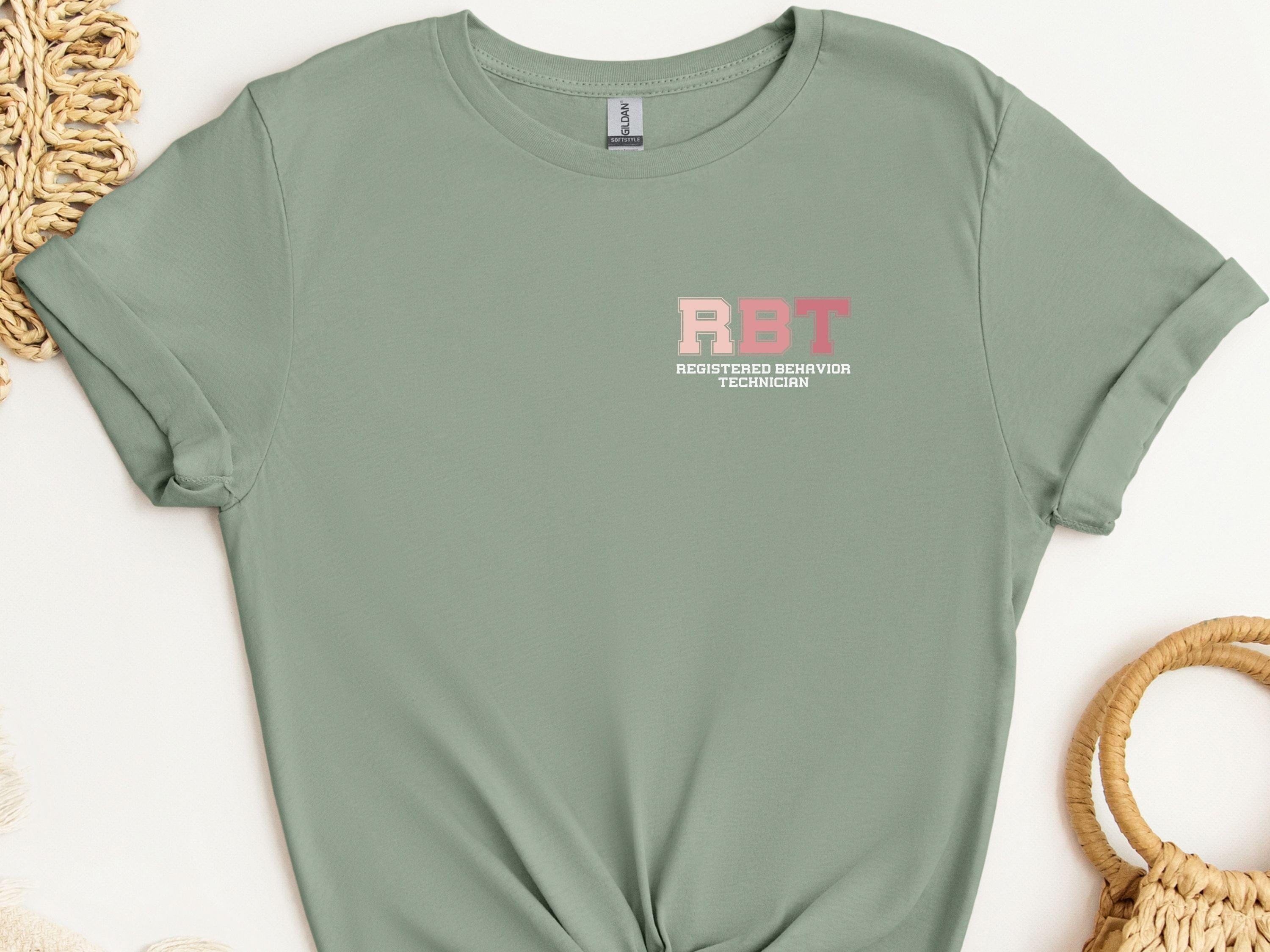 RBT - College Tee-Sage-Neurodiversity, ADHD & Autism Awareness & Acceptance T-Shirt by Daily Bloom