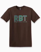 RBT Geometric Tee-Dark Chocolate-Neurodiversity, ADHD & Autism Awareness & Acceptance T-Shirt by Daily Bloom