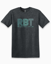 RBT Geometric Tee-Dark Heather Grey-Neurodiversity, ADHD & Autism Awareness & Acceptance T-Shirt by Daily Bloom