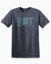 RBT Geometric Tee-Heather Navy-Neurodiversity, ADHD & Autism Awareness & Acceptance T-Shirt by Daily Bloom