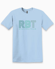 RBT Geometric Tee-Light Blue-Neurodiversity, ADHD & Autism Awareness & Acceptance T-Shirt by Daily Bloom