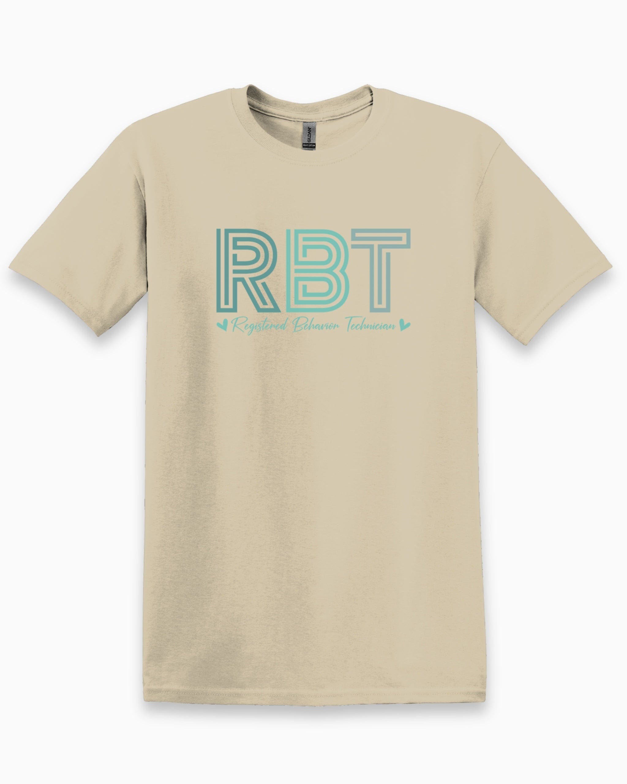 RBT Geometric Tee-Sand-Neurodiversity, ADHD & Autism Awareness & Acceptance T-Shirt by Daily Bloom