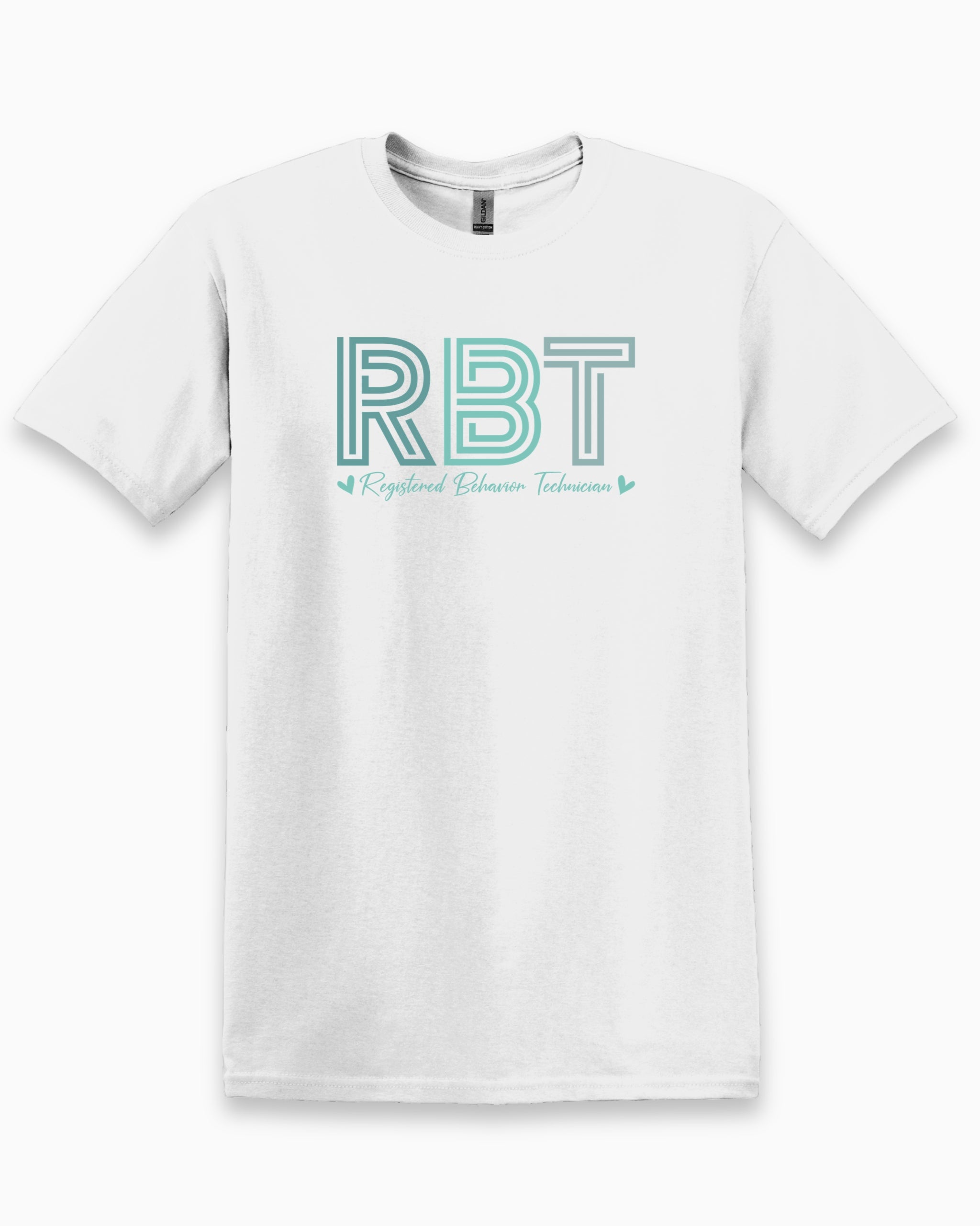 RBT Geometric Tee-White-Neurodiversity, ADHD & Autism Awareness & Acceptance T-Shirt by Daily Bloom