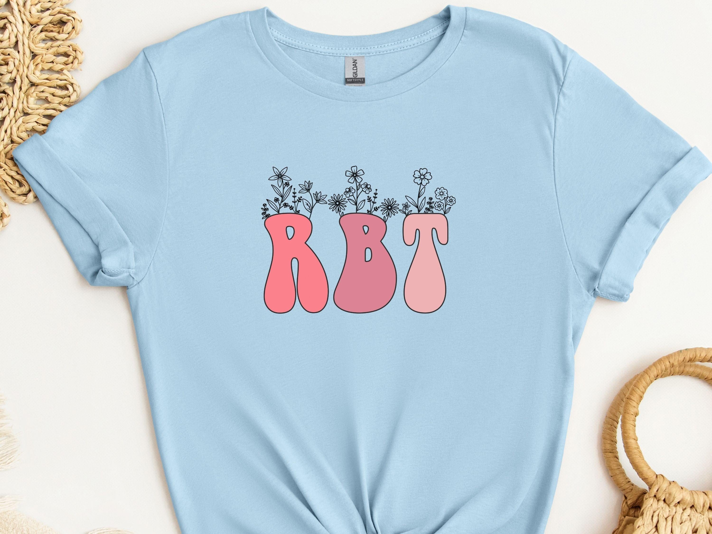 RBT Wildflowers Tee-Light Blue-Neurodiversity, ADHD & Autism Awareness & Acceptance T-Shirt by Daily Bloom