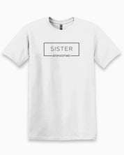 Sister Box Tee-White-Neurodiversity, ADHD & Autism Awareness & Acceptance T-Shirt by Daily Bloom