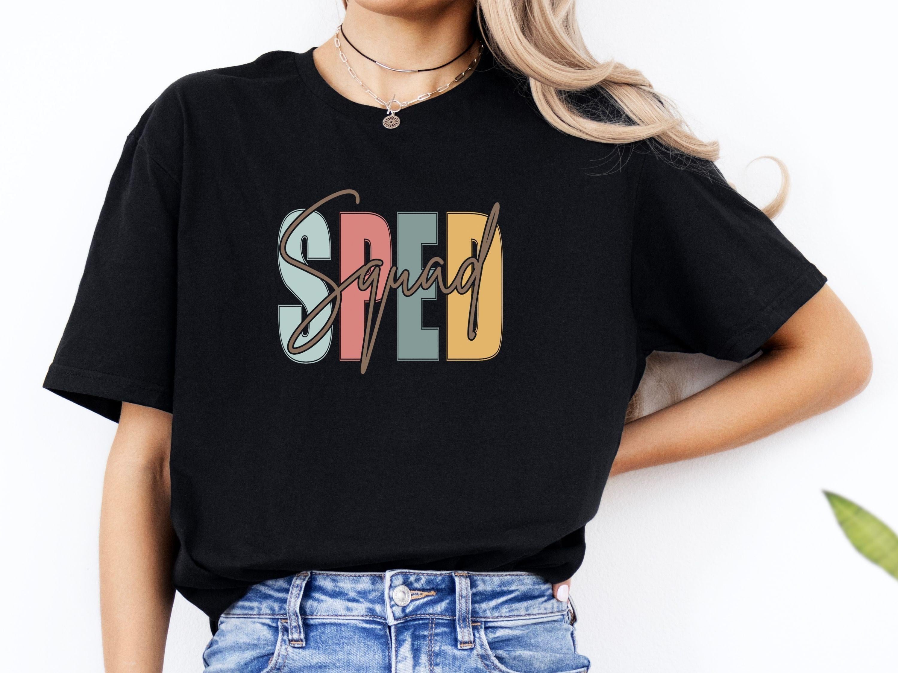 SPED Squad - Special Education Tee-Neurodiversity, ADHD & Autism Awareness & Acceptance T-Shirt by Daily Bloom