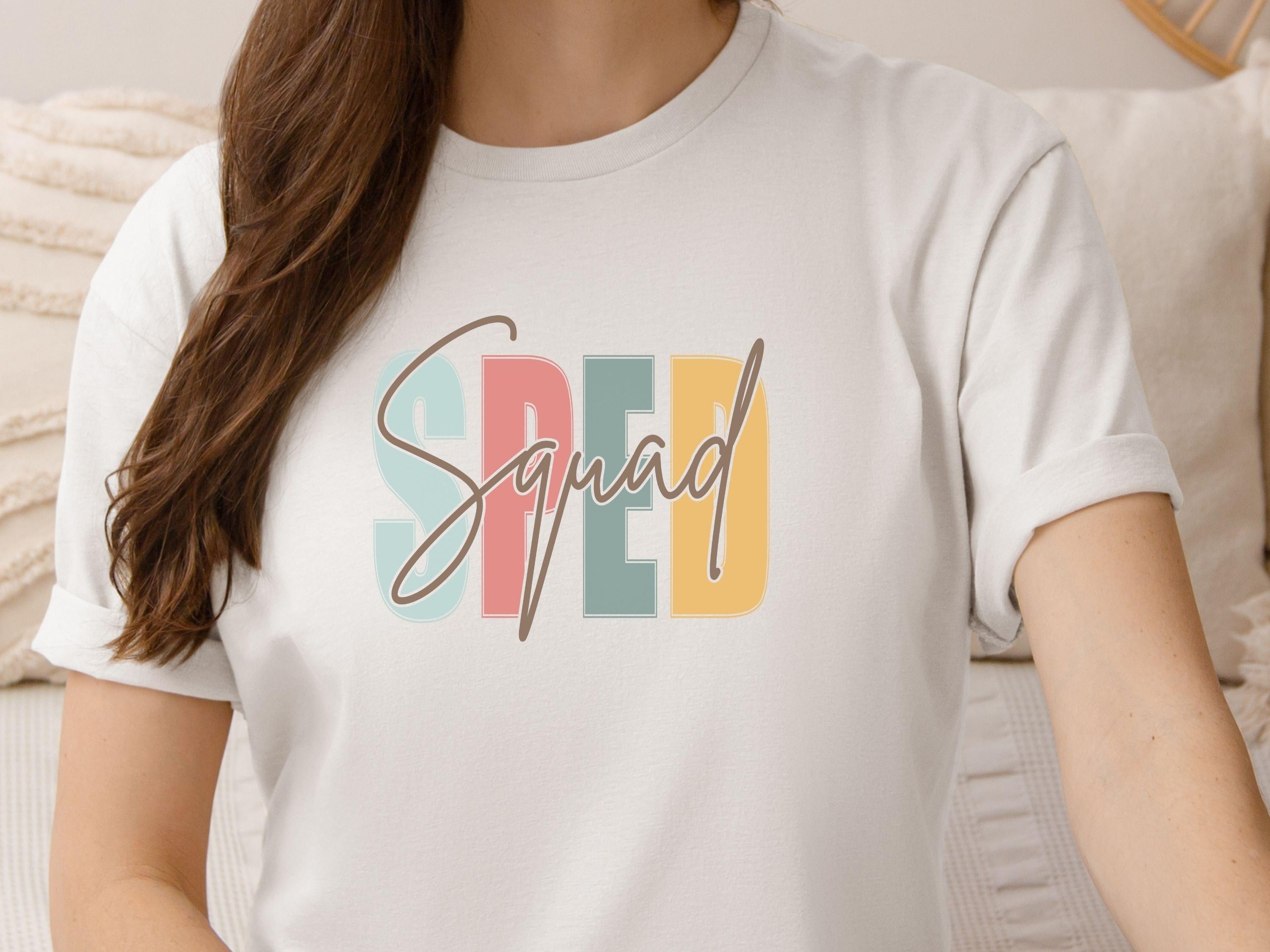 SPED Squad - Special Education Tee-Neurodiversity, ADHD & Autism Awareness & Acceptance T-Shirt by Daily Bloom