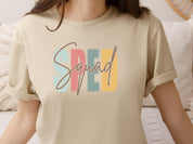 SPED Squad - Special Education Tee-Neurodiversity, ADHD & Autism Awareness & Acceptance T-Shirt by Daily Bloom