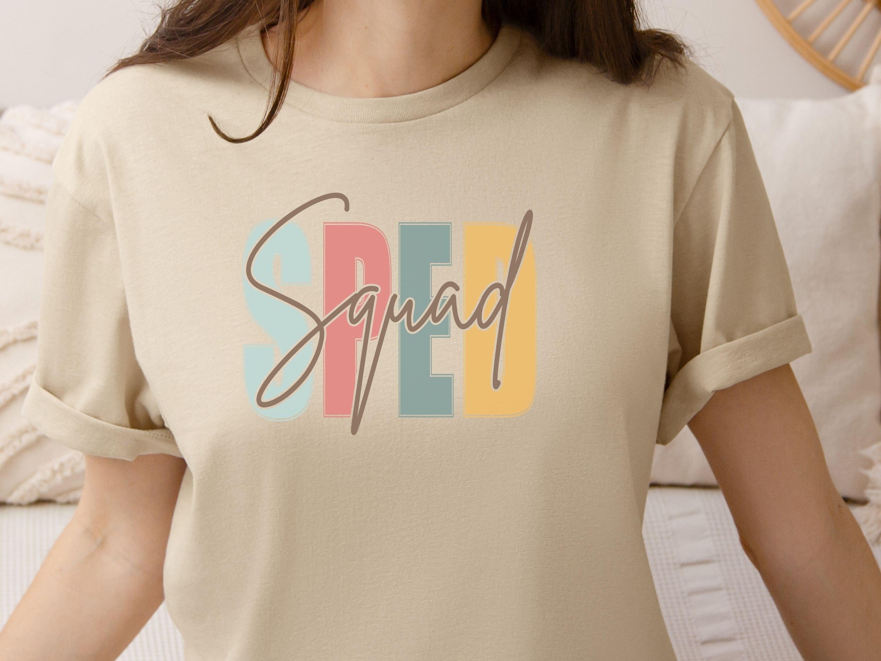 SPED Squad - Special Education Tee-Neurodiversity, ADHD & Autism Awareness & Acceptance T-Shirt by Daily Bloom