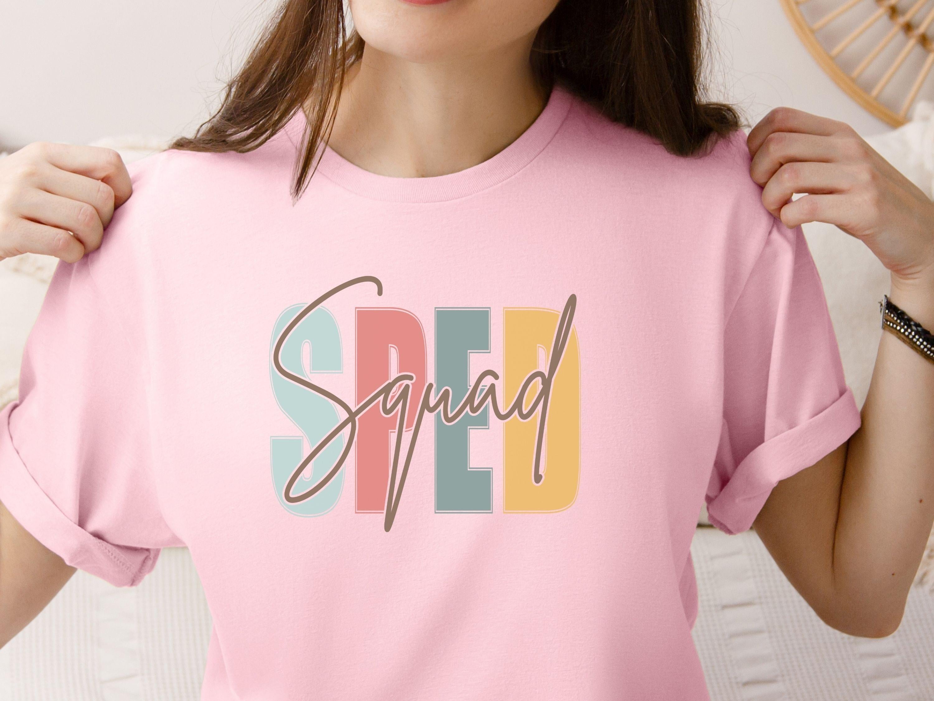 SPED Squad - Special Education Tee-Neurodiversity, ADHD & Autism Awareness & Acceptance T-Shirt by Daily Bloom